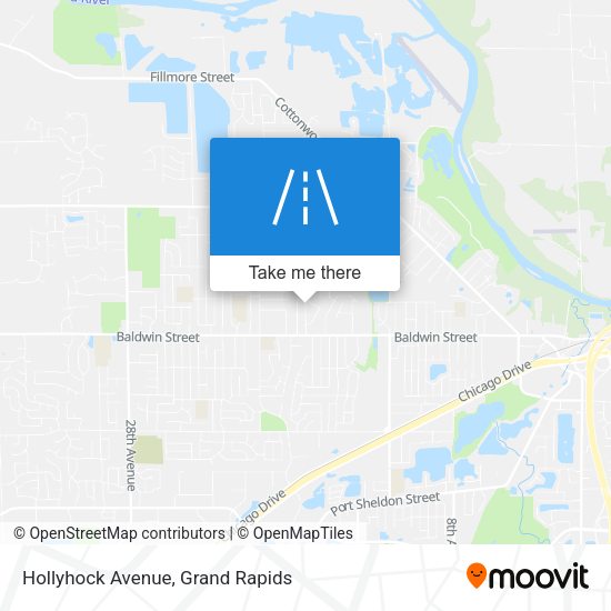 Mapa de Hollyhock Avenue