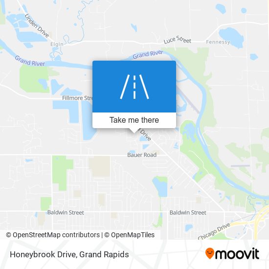 Honeybrook Drive map