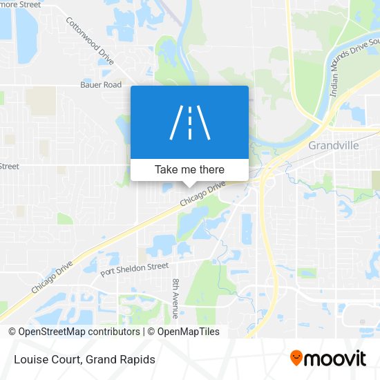 Mapa de Louise Court