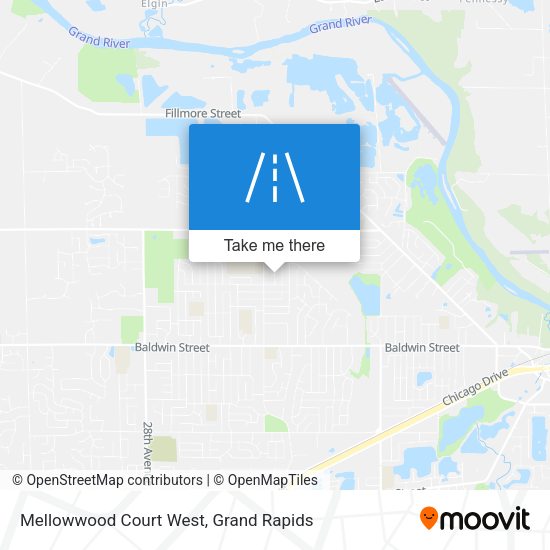 Mellowwood Court West map