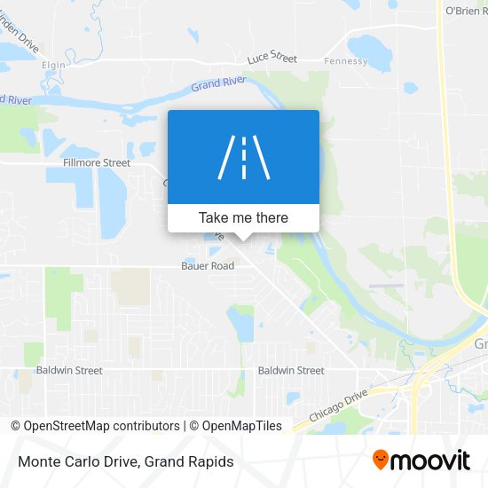 Monte Carlo Drive map