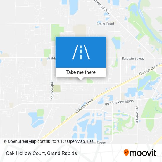Mapa de Oak Hollow Court