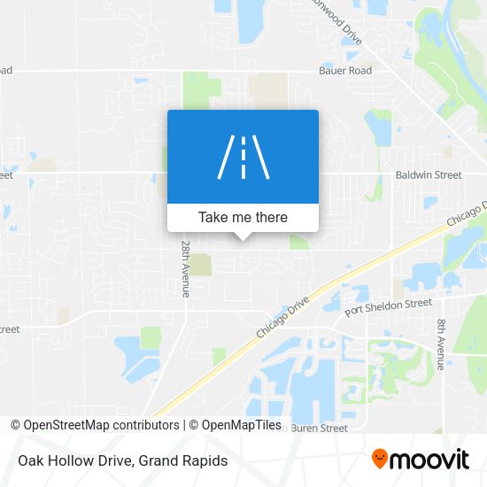Mapa de Oak Hollow Drive