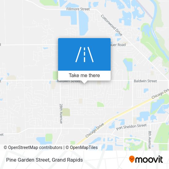Mapa de Pine Garden Street