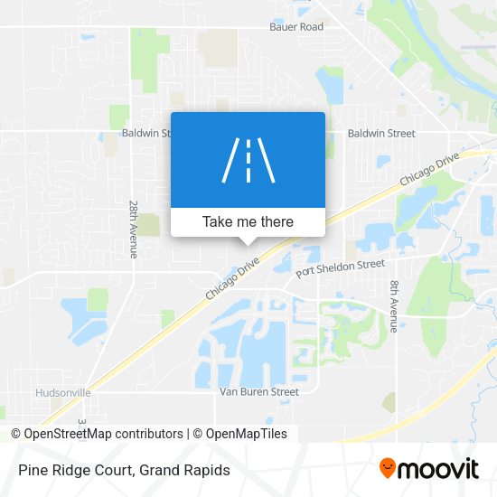 Pine Ridge Court map