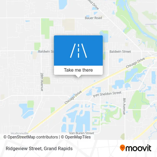 Ridgeview Street map