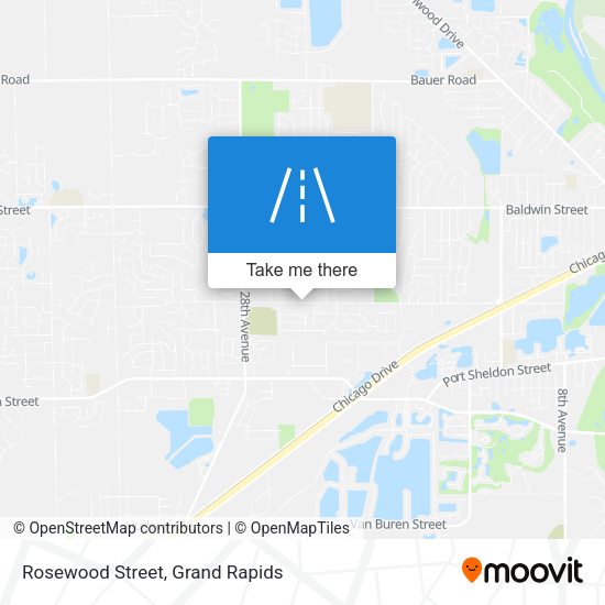 Rosewood Street map