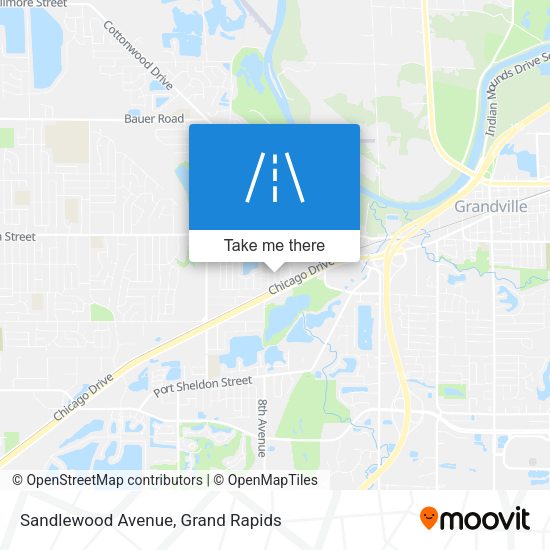 Sandlewood Avenue map