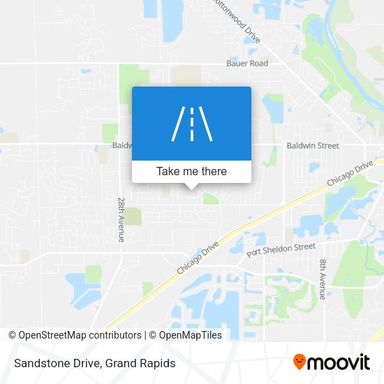 Sandstone Drive map