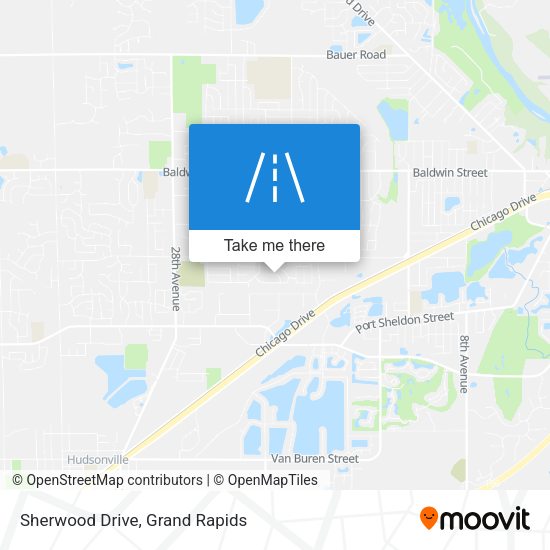 Sherwood Drive map