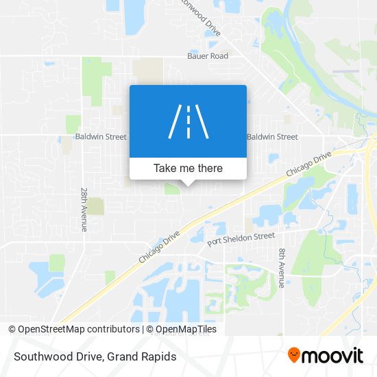 Southwood Drive map