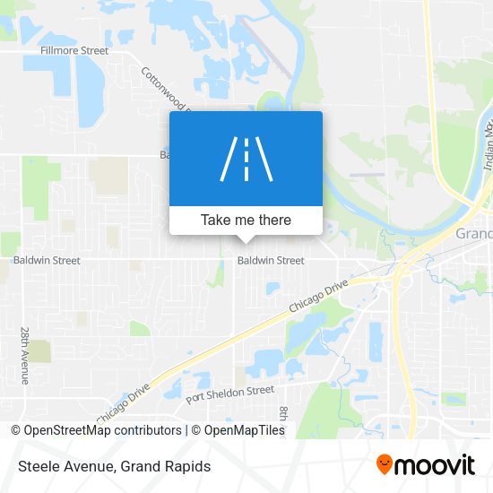 Steele Avenue map