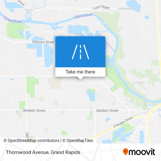 Thornwood Avenue map
