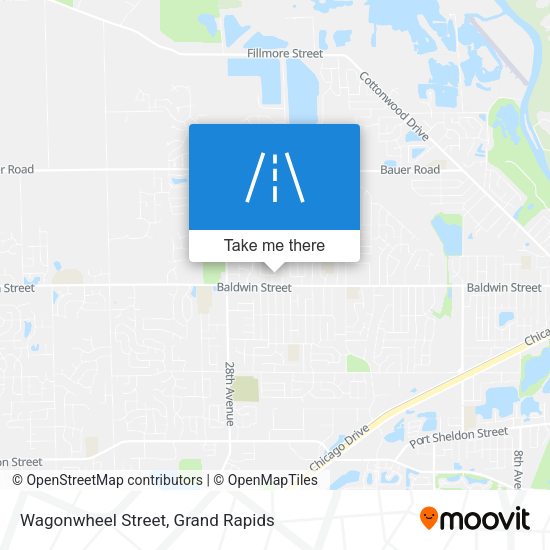 Wagonwheel Street map