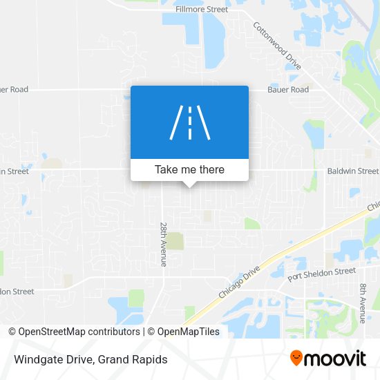 Mapa de Windgate Drive