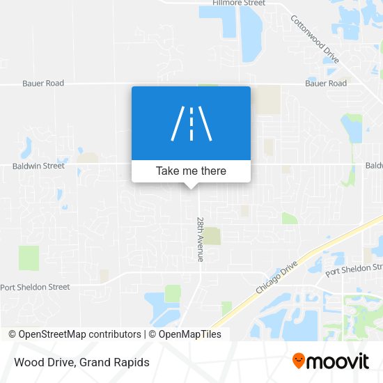 Mapa de Wood Drive