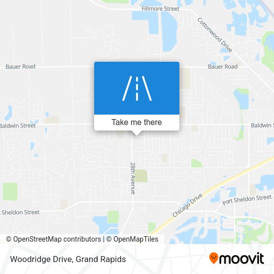 Mapa de Woodridge Drive