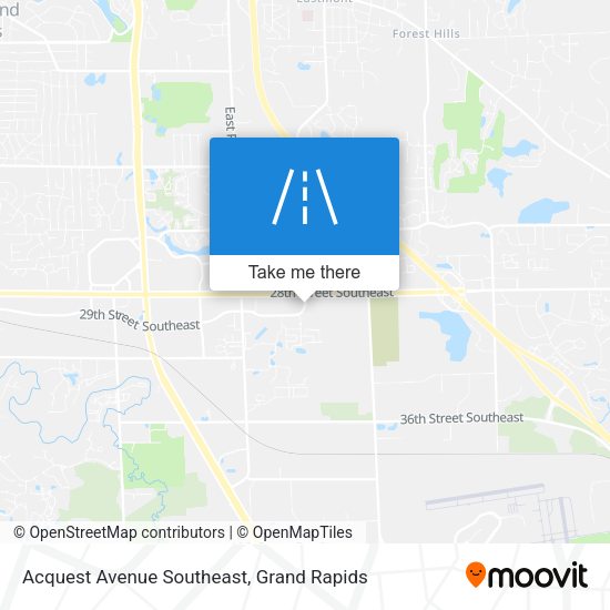 Acquest Avenue Southeast map