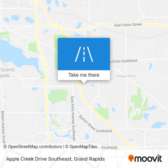 Mapa de Apple Creek Drive Southeast