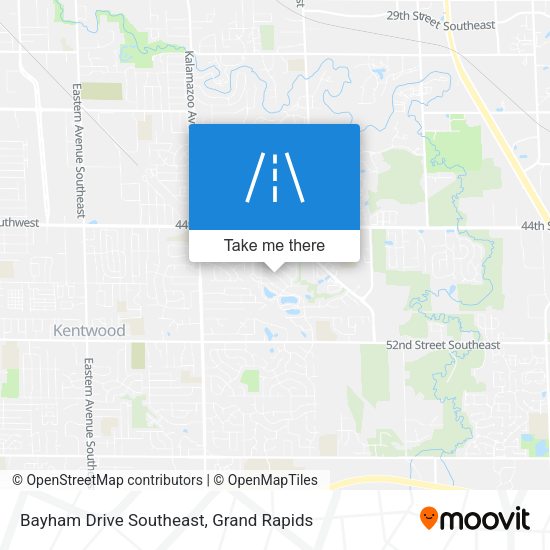 Mapa de Bayham Drive Southeast