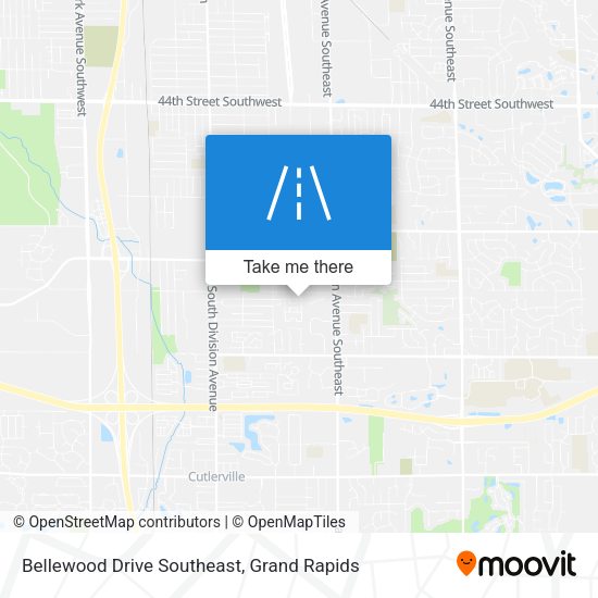 Mapa de Bellewood Drive Southeast