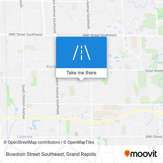 Bowdoin Street Southeast map