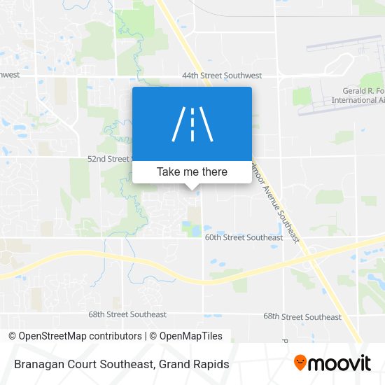 Branagan Court Southeast map