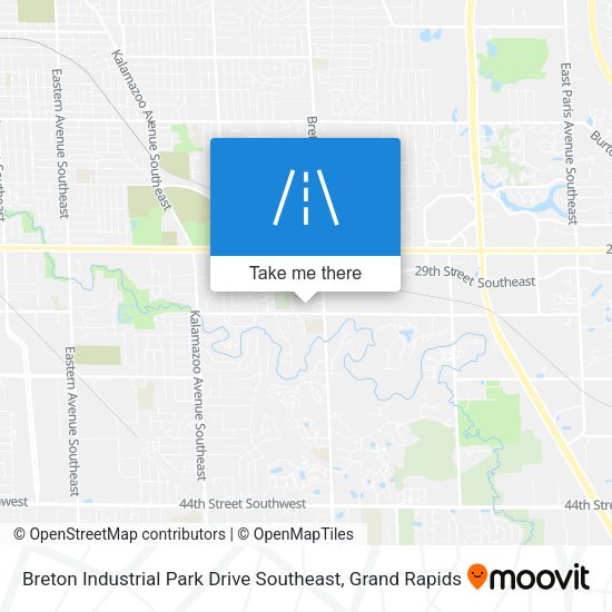 Breton Industrial Park Drive Southeast map