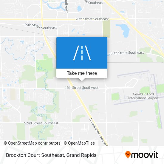 Brockton Court Southeast map