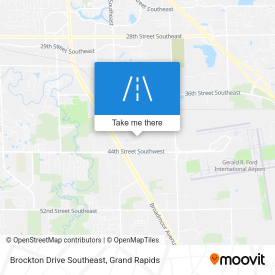 Brockton Drive Southeast map