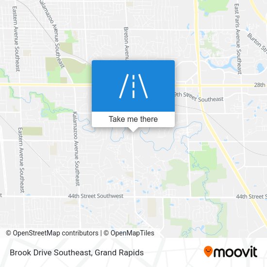 Brook Drive Southeast map