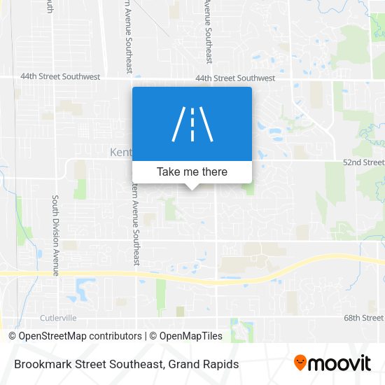 Brookmark Street Southeast map