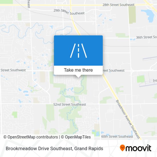 Mapa de Brookmeadow Drive Southeast