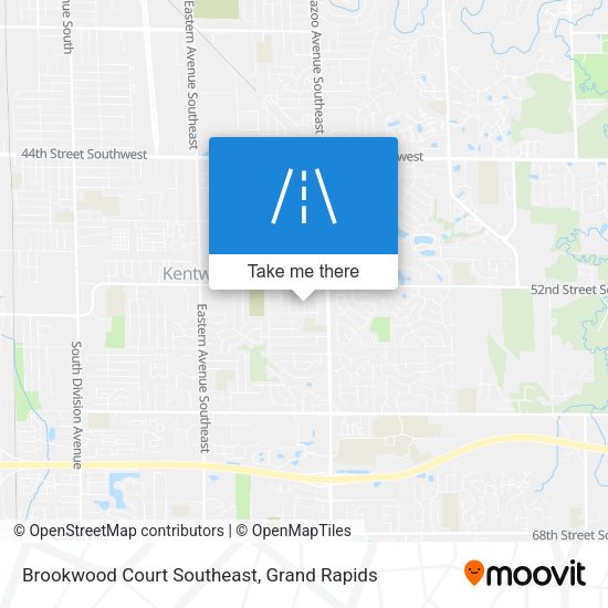 Brookwood Court Southeast map