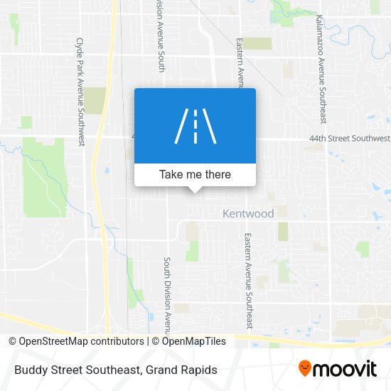 Mapa de Buddy Street Southeast