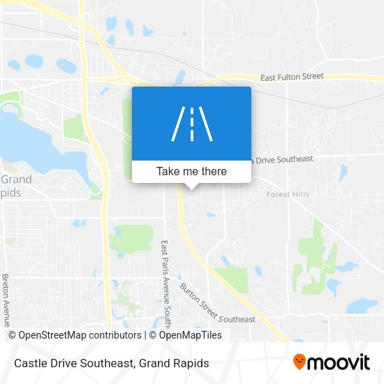 Mapa de Castle Drive Southeast