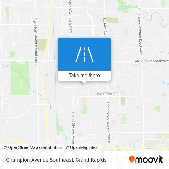 Mapa de Champion Avenue Southeast