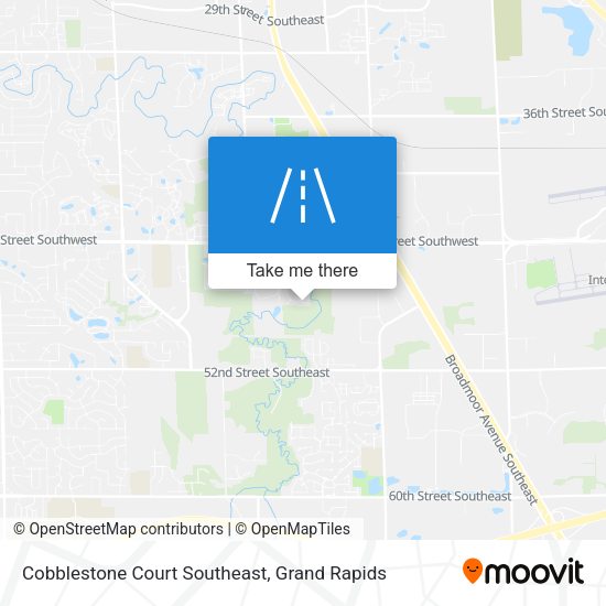 Cobblestone Court Southeast map