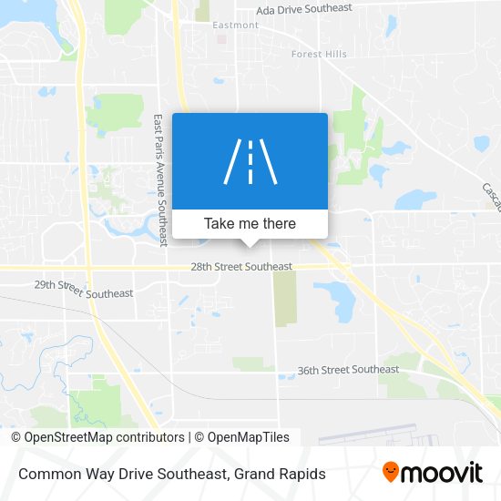 Common Way Drive Southeast map
