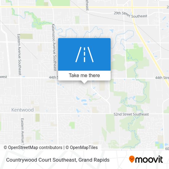 Countrywood Court Southeast map