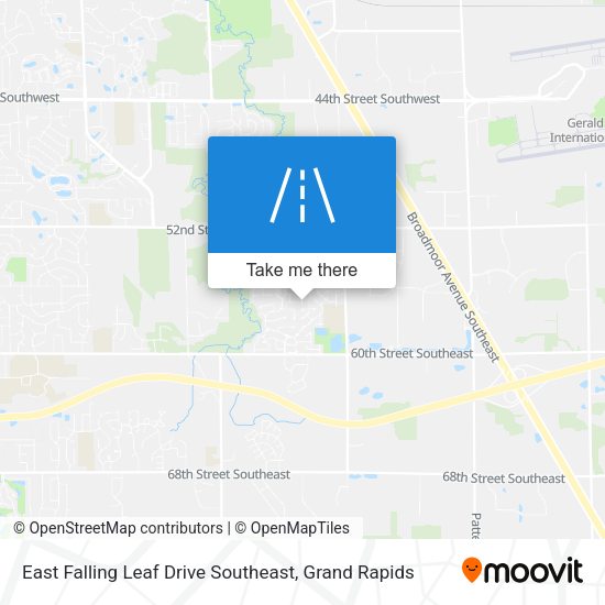 Mapa de East Falling Leaf Drive Southeast