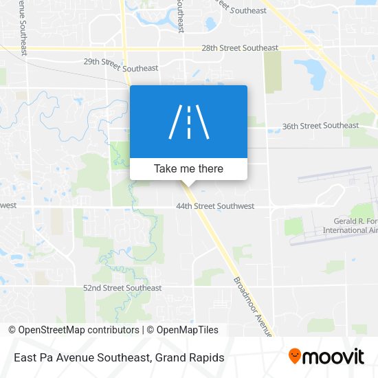 Mapa de East Pa Avenue Southeast