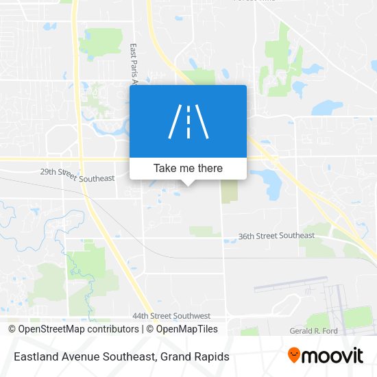 Mapa de Eastland Avenue Southeast