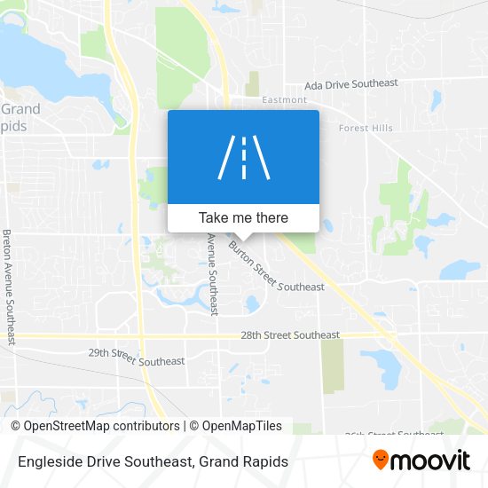 Engleside Drive Southeast map