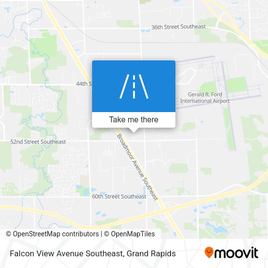 Mapa de Falcon View Avenue Southeast