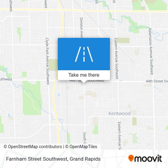 Farnham Street Southwest map
