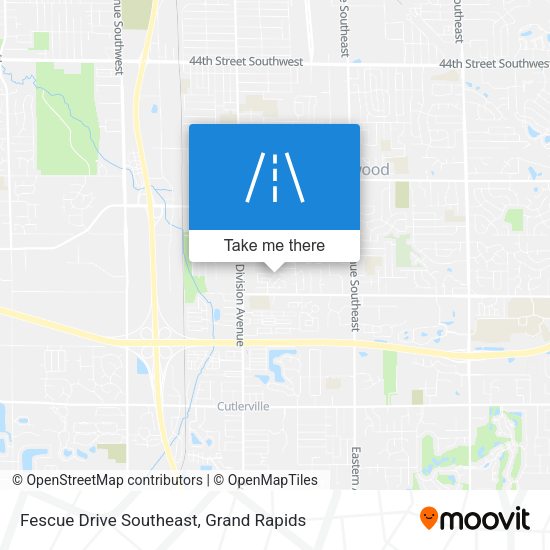 Fescue Drive Southeast map