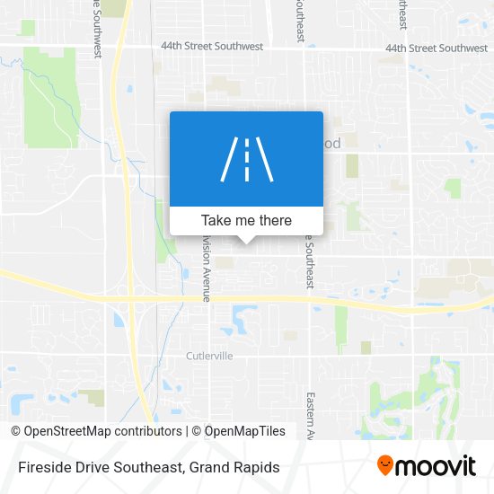 Fireside Drive Southeast map