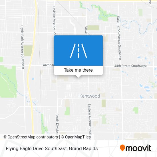Flying Eagle Drive Southeast map