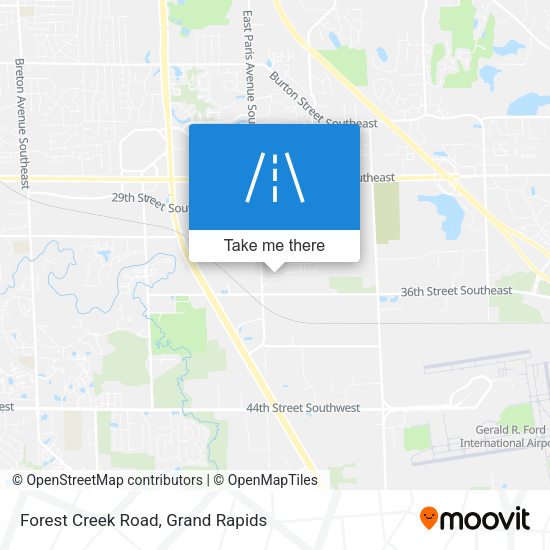 Mapa de Forest Creek Road